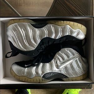 Nike foamposite pro Silver surfer